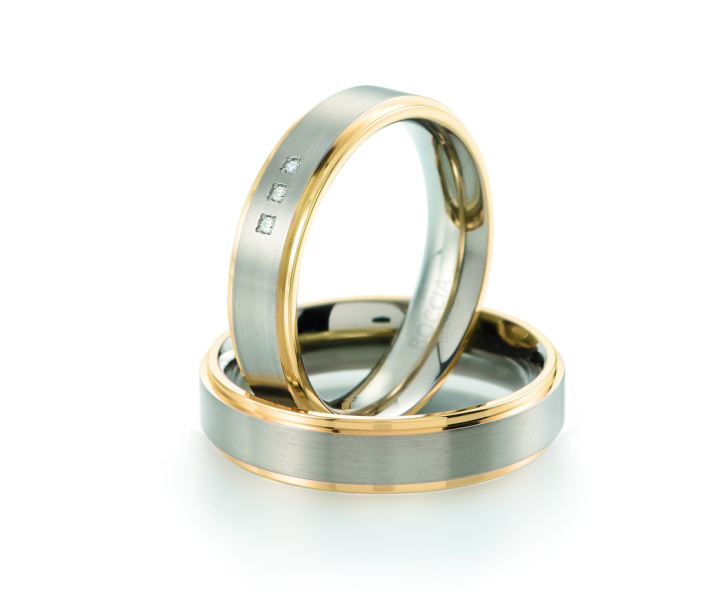 Partnerringe  Boccia Titanium  0134-05 & 0134-04
